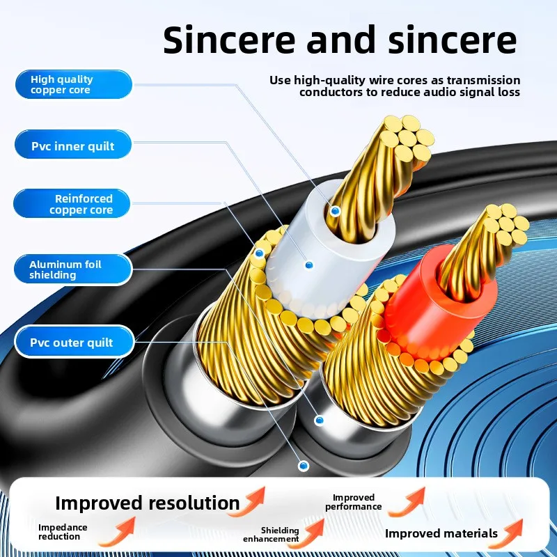 Jinghua 6.35mm To XLR Female Cable, Balanced Audio, for Microphone, Mixer, Studio Use
