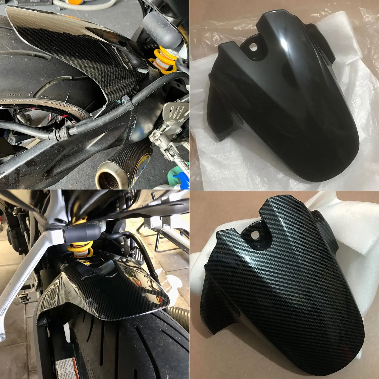 Für Suzuki GSXR600 GSXR750 GSXR 600 GSX-R 750 K6 K7 K8 K9 2006-2009 2010 Kotflügel Hinten Hugger Abdeckung kotflügel Schutz Gugel Verkleidung