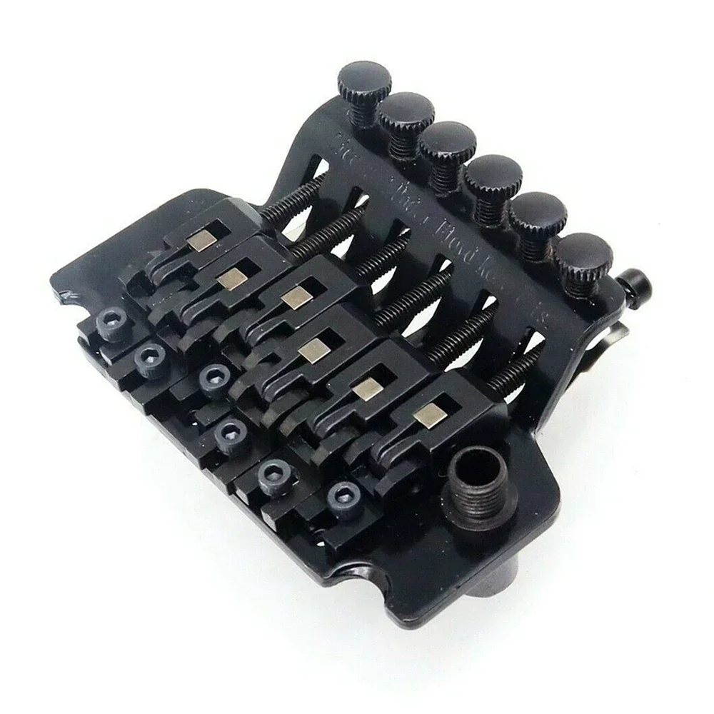 Electric Guitar Tremolo Bridge Double Locking Systyem Left Handed Black /Sliver