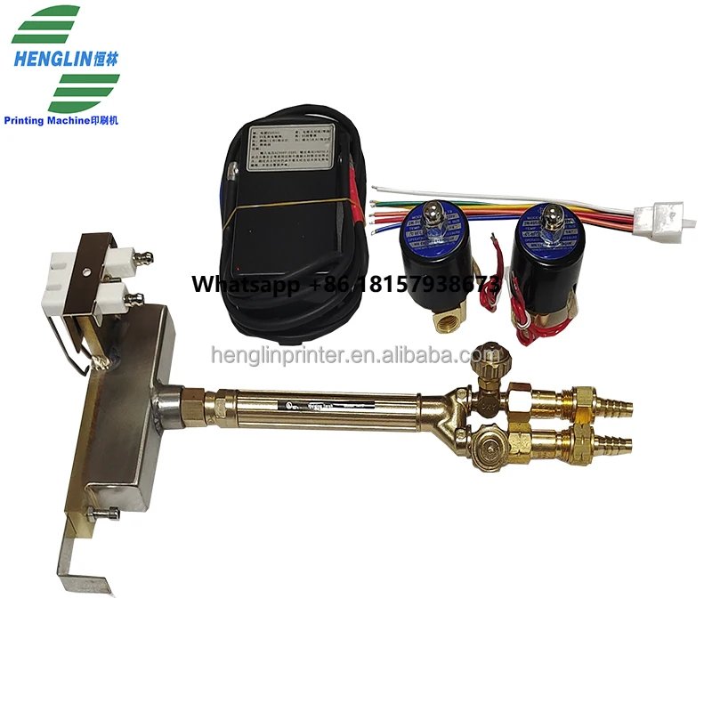 

Flame Treatment Burner Gun 250mm With Spark Plug Auto Ignition System for Pp/pe/hdpe UV Spray Screen Printing Pad Printing