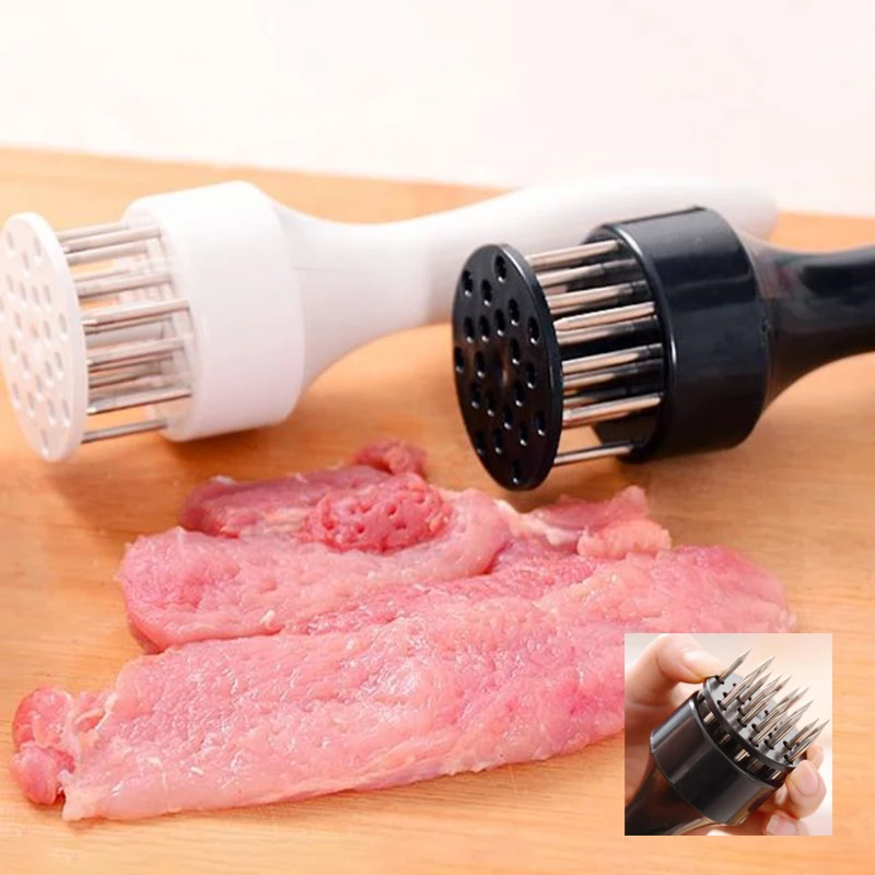 Meat Tenderizer Needle Meat Hammer Beater Stainless Steel Kitchen Gadgets And Accessories  Kitchen Tools Meat Processor Useful