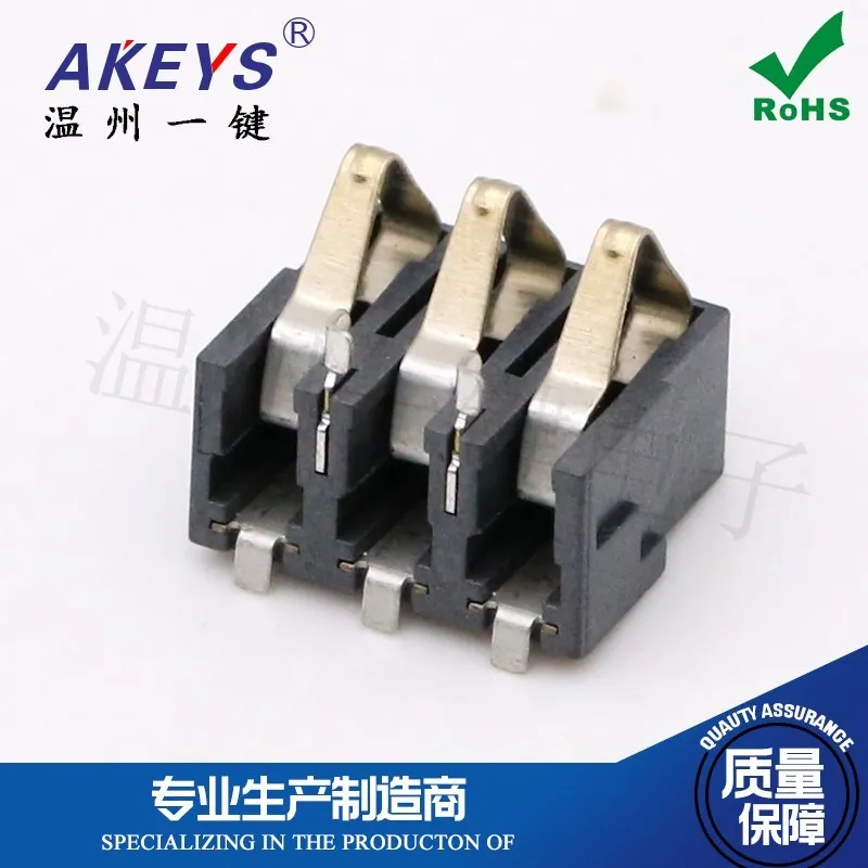 10PCS 77 3P Elastic Connector Mobile Phone Battery Contact Piece 7.7/6.8 High Temperature Resistant Accessory