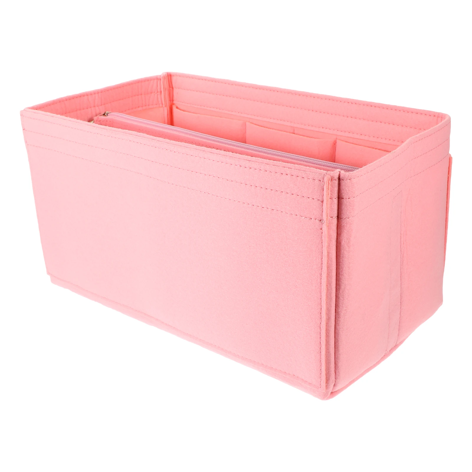 

Felt Bag Large Capacity Multi Pocket Storage Pouch Portable Lightweight Organizer Stationery Pen Pencil Pouch Durable