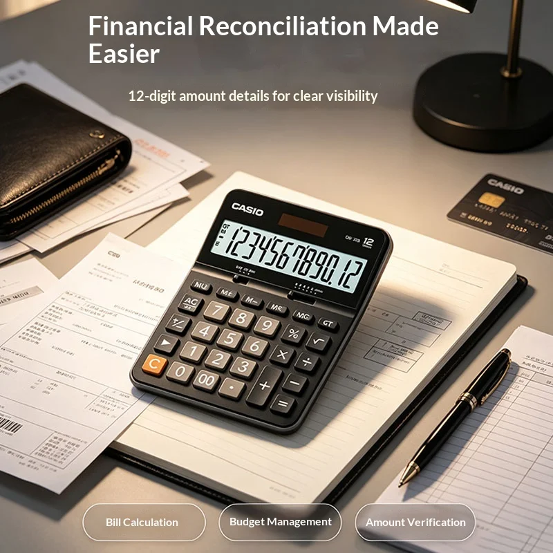 Casio AX-120B/DH-12/GX-120B Business Oversized Screen Calculator for Bank Counter Office Use. Large Font Is Clear. view 4