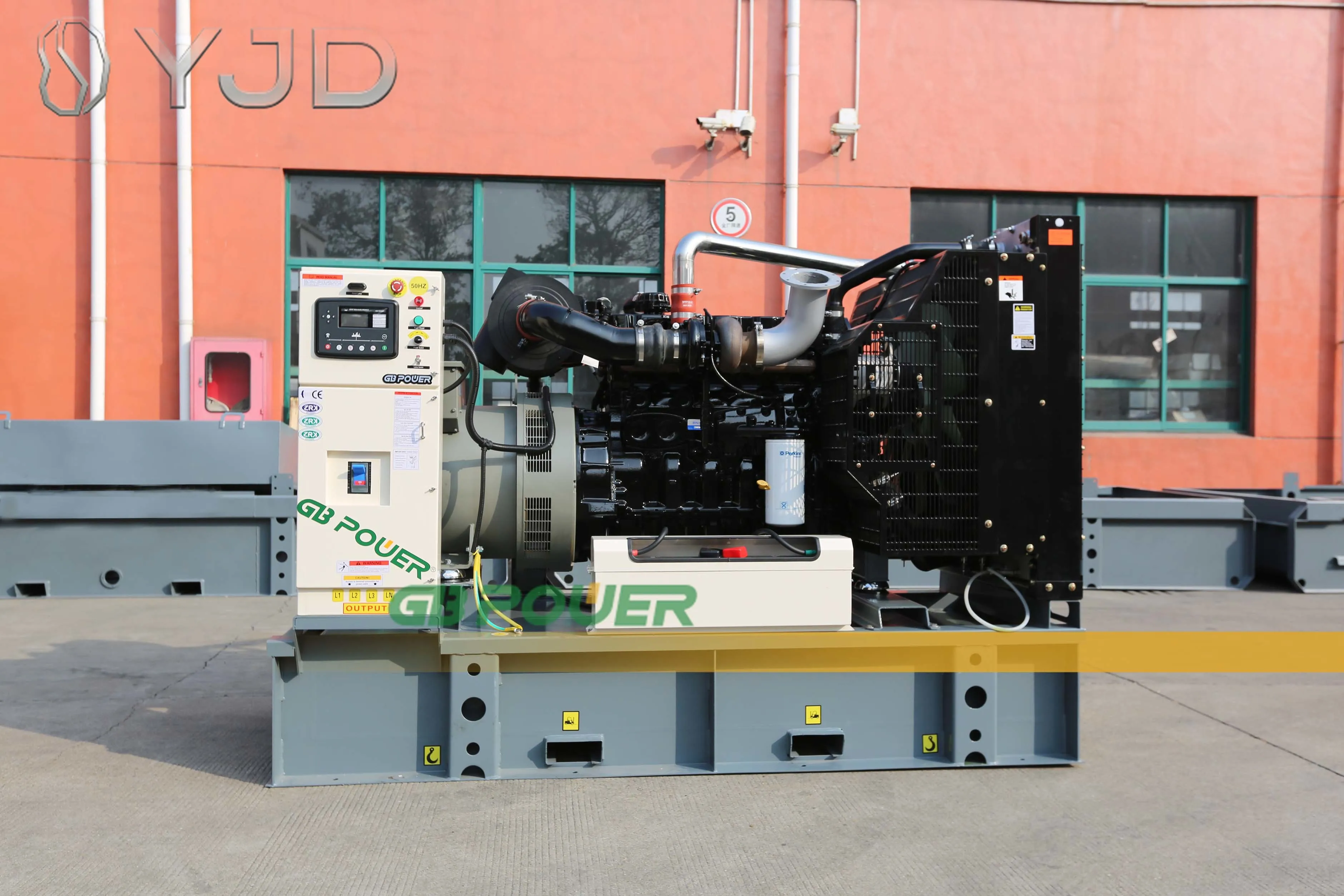 OEM Open Type 50hz/60hz 150KVA/120KW DIESEL GENERATOR SET OPEN TYPE GB POWER