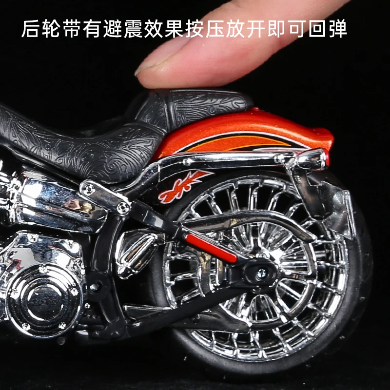 Meritor motorcycle toy alloy model collection car decoration ornaments Harley 1:12 2014 FXSBSE CVO Breakout boys holiday gift