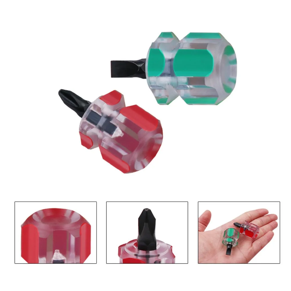 

Transparent Car Fender Repair Tools Mini Small Anti-slip Slotted/Phillips Screwdriver Multifunction Car Repair Screwdriver