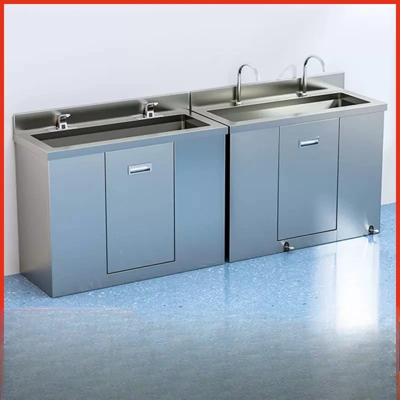 LH stainless steel sink single and double sink induction foot pedal sink