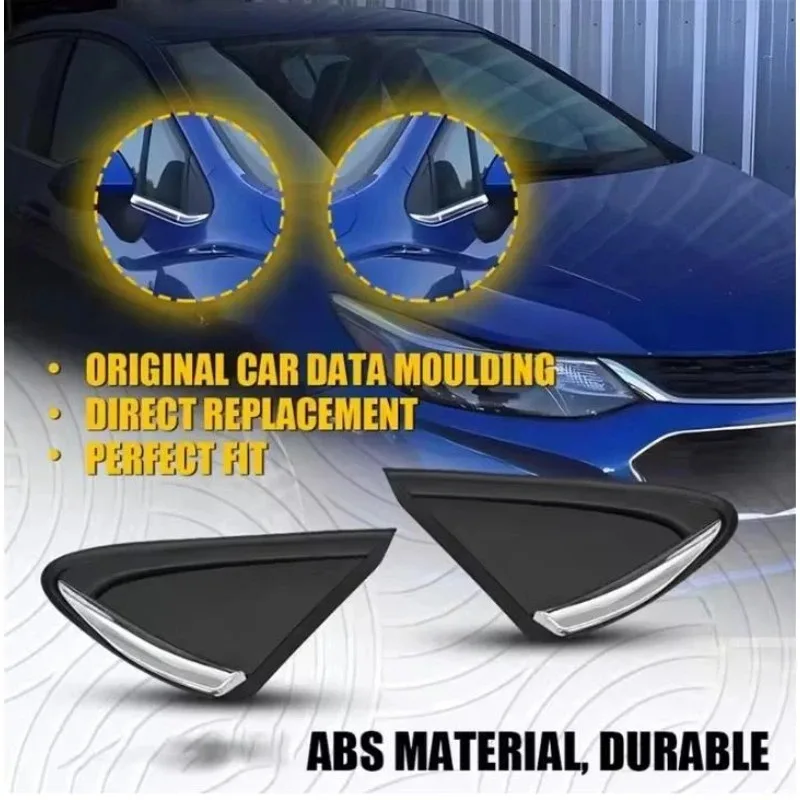 Exterior Side Pillar Molding Black Sleek Smooth Pillar Trim Corner Molding For Gm Chevrolet Cruze 84106815 84106816 2016-2019