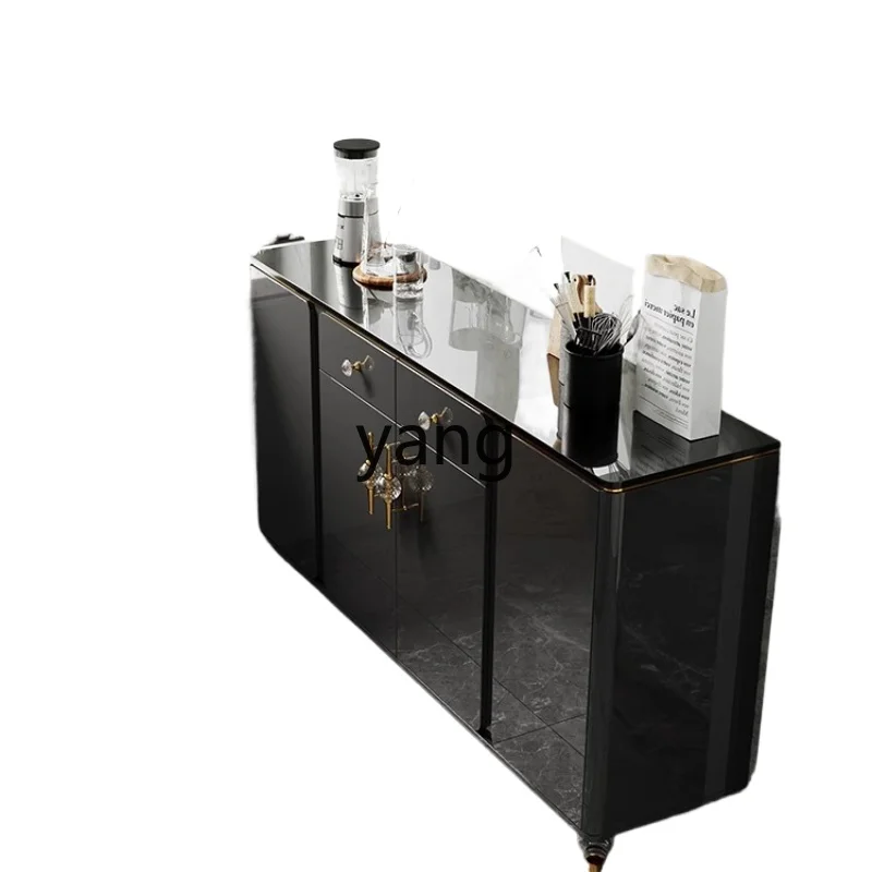 

HRC light luxury minimalist dining side cabinet, living room porch cabinet, tea cabinet integrated with wall lockerk