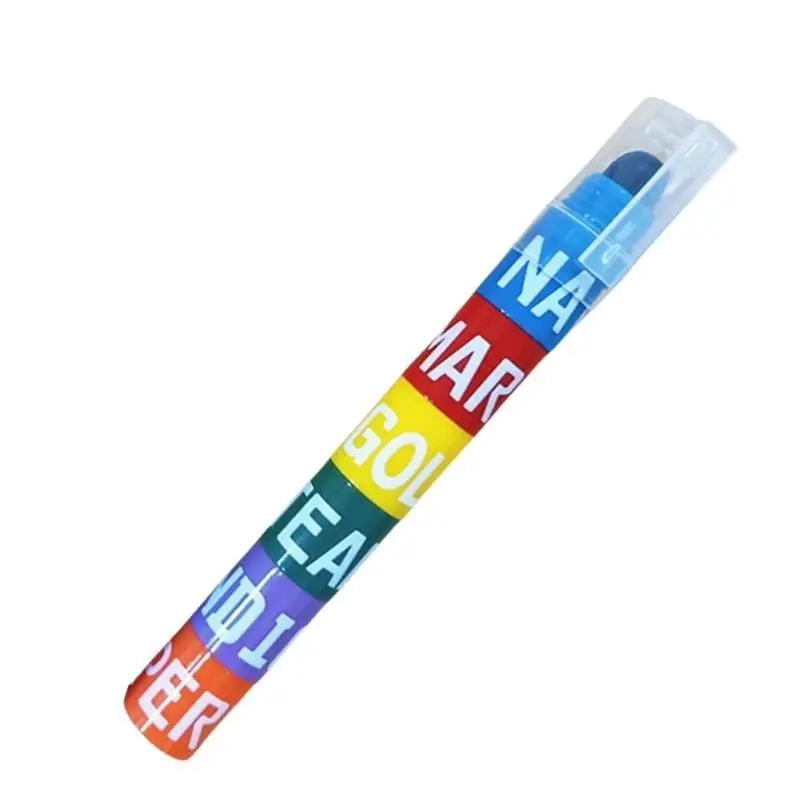 

6-Color-in-1 Highlighter Broad Tip Marker for Drawing Scrapbooking Journaling