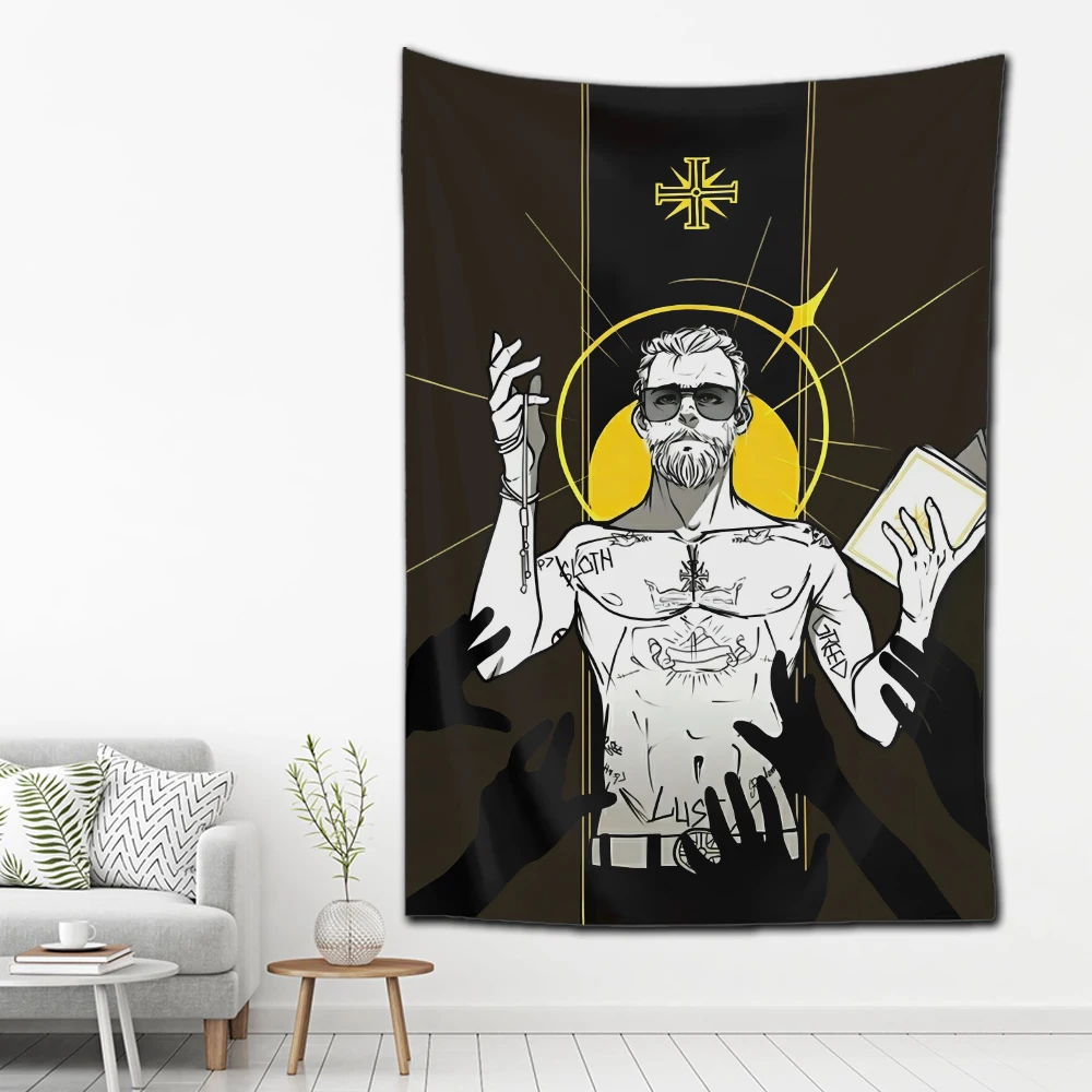 

2024 Far Cry 5 Hope Country Tapestry Decoration Flag Living Room Wall Hanging Bedroom Wall Carpets tapestries