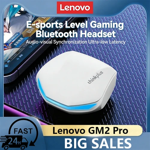 Auriculares Inalámbricos Lenovo Gm2 Pro Tws Hifi Estéreo,