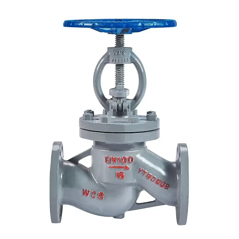 6inch PN16 Cast Steel High Temperature Handwheel 150LB Rising Stem Manual Flanged Gate Valve