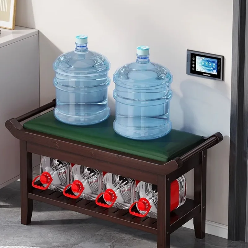 Modern Entryway Shoe Storage Bench with Seat Multifunctional Shoe Rack with Soft Cushion for Hallway/