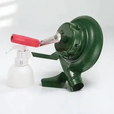 

Hand Crank Blower BBQ Fan Portable Fireplace Tool Sturdy Material Campfire Accessory Charcoal Air Picnic handheld blower fan