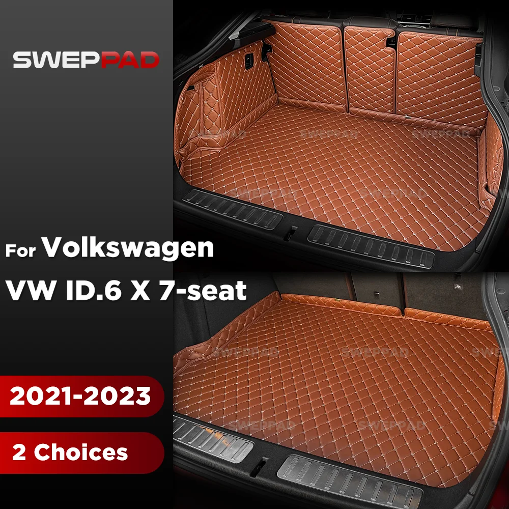 

Cargo Mat Compatible For Volkswagen VW ID.6 X 7-seat 2021 2022 2023 Trunk Mat (and Rear Left and Right Side Mat) Cargo Liners