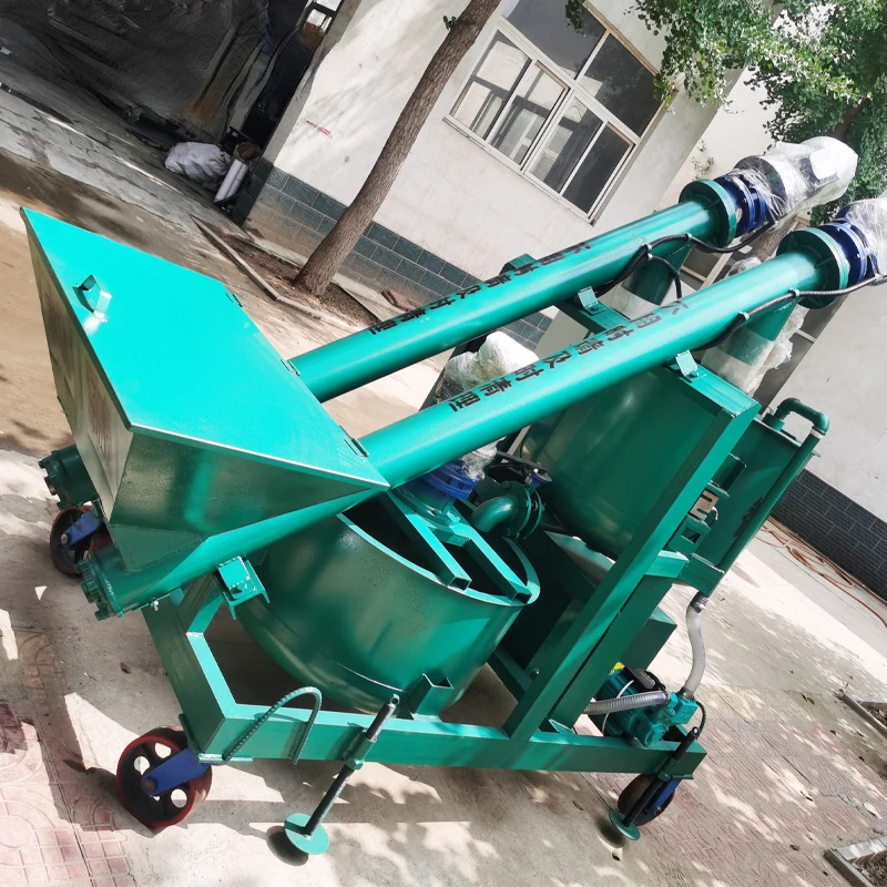 For Grouting Trolley Bridge Prestressed Automatic Pulping and Feeding Mixer CNC Tension Circulating Grouting Equipment