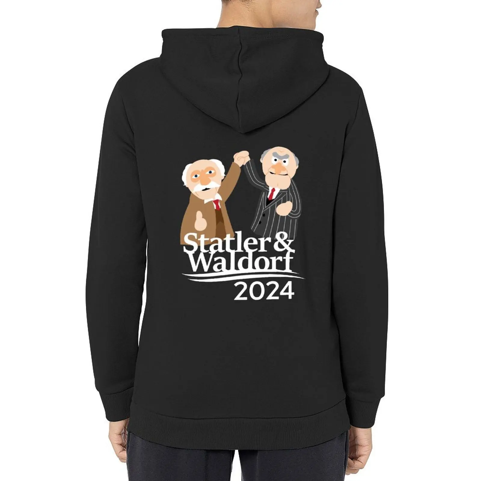 

Statler & Waldorf 2024 Hoodie men's winter sweater korean clothes men's sweat-shirt set men wear oversized hoodie
