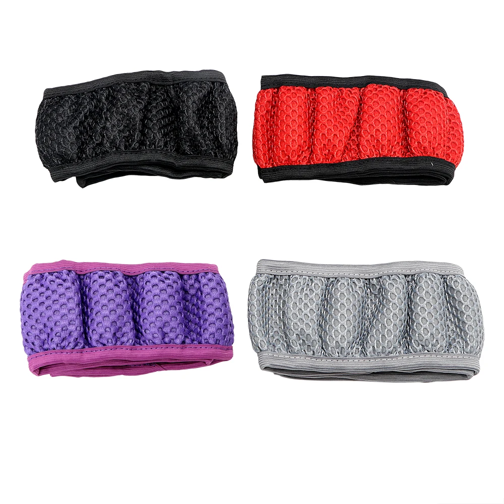 

4 Clolors Handmade Car Styling Skidproof Car Steering Wheel Cover Sandwich Fabric Breathability Fit For Most Cars Durable