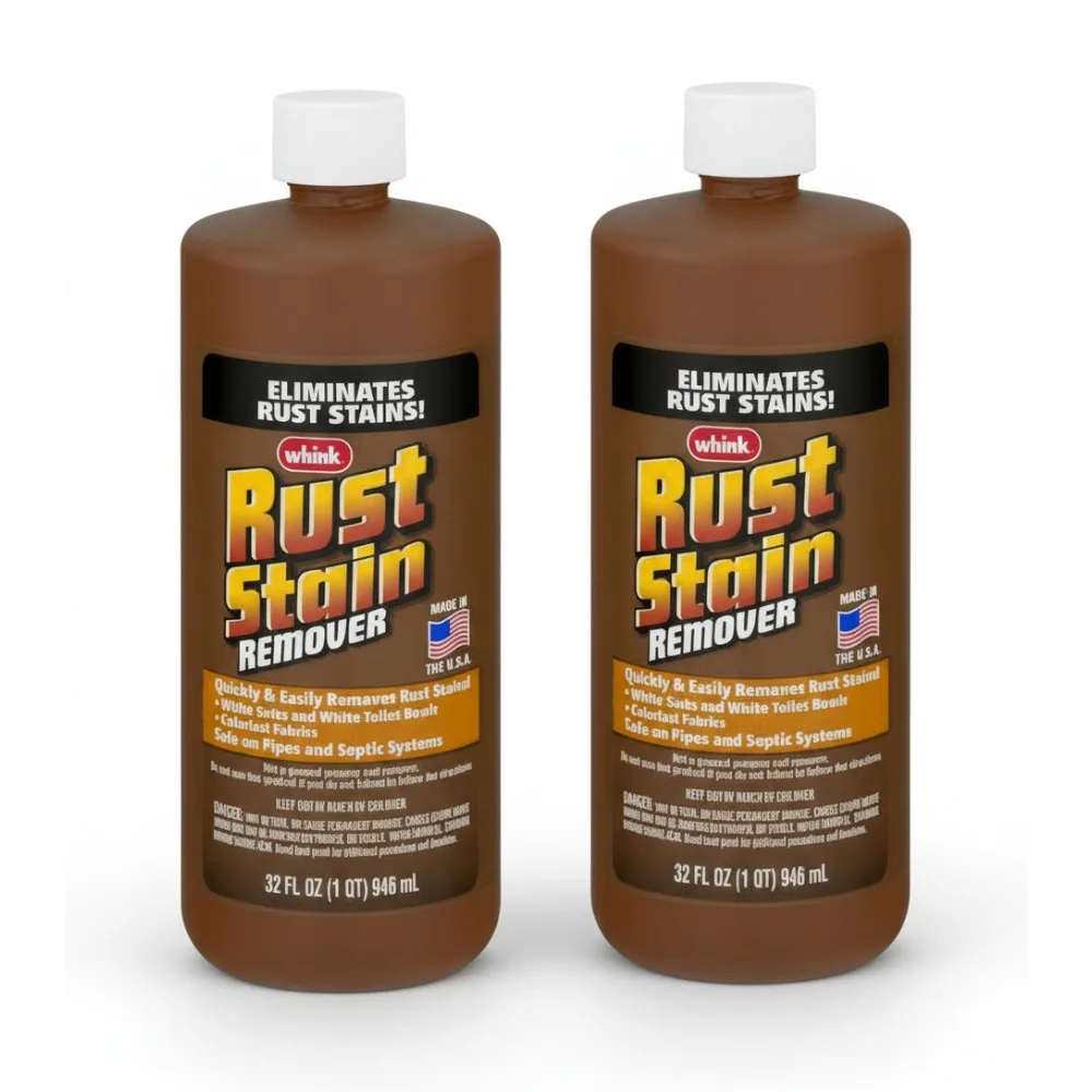 

Powerful Rust Stain Remover 32oz 2-Pack for Homeowners & DIY Enthusiasts - Fast-Acting Formula