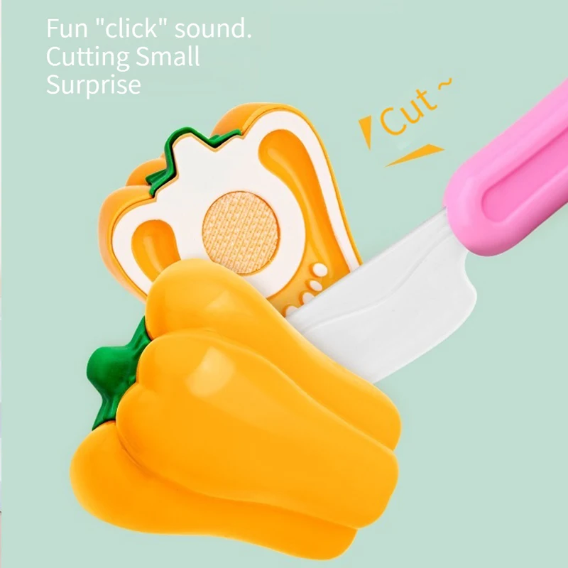 Conjunto de brinquedos para crianças, Cortar frutas e legumes, Meninos e meninas, Cozinha, Pode cortar frutas