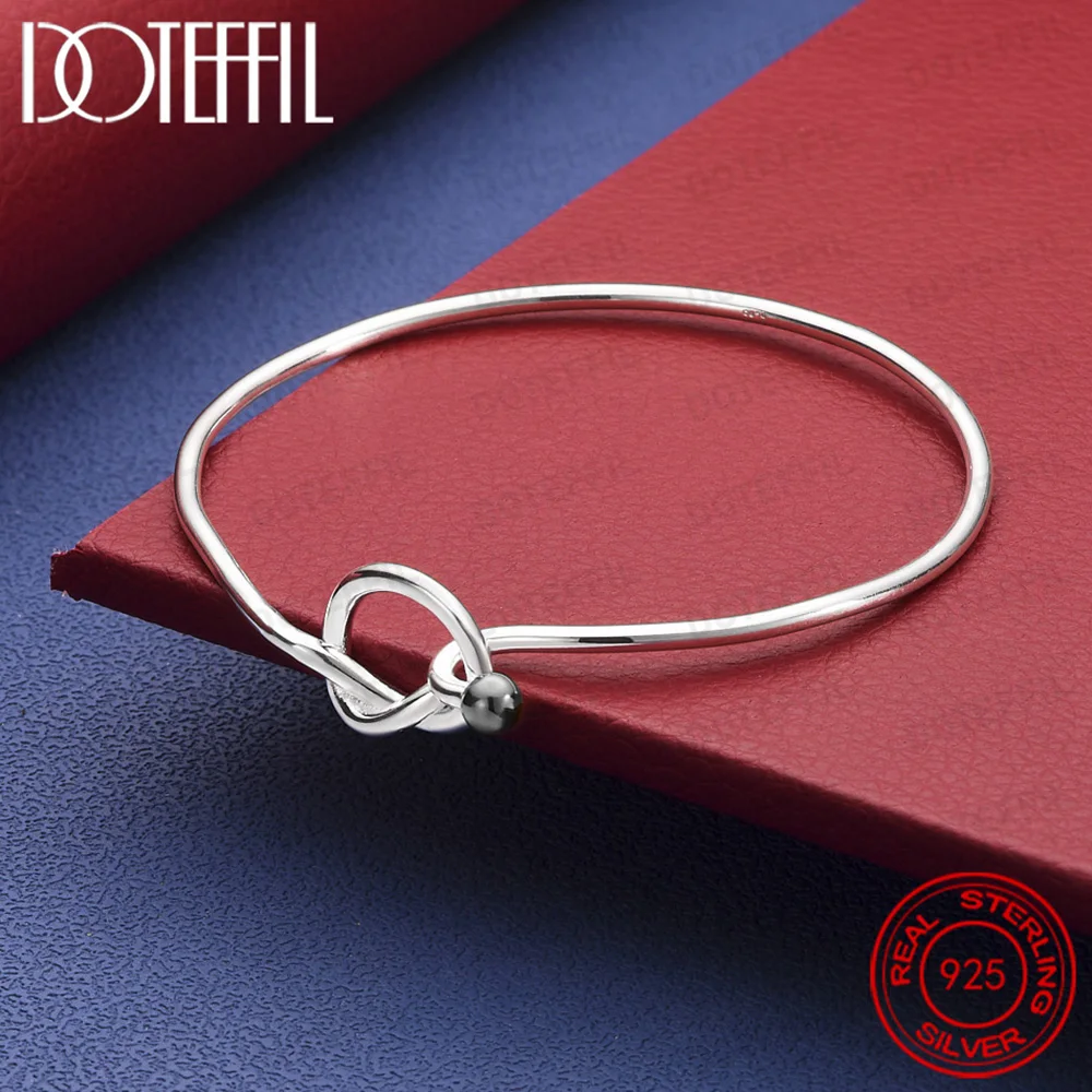 Intertwine-Goldperlen-Armreif aus 925er-Sterlingsilber für Damen und Herren, Hochzeit, Verlobung, modischer Charme, Party-Schmuck