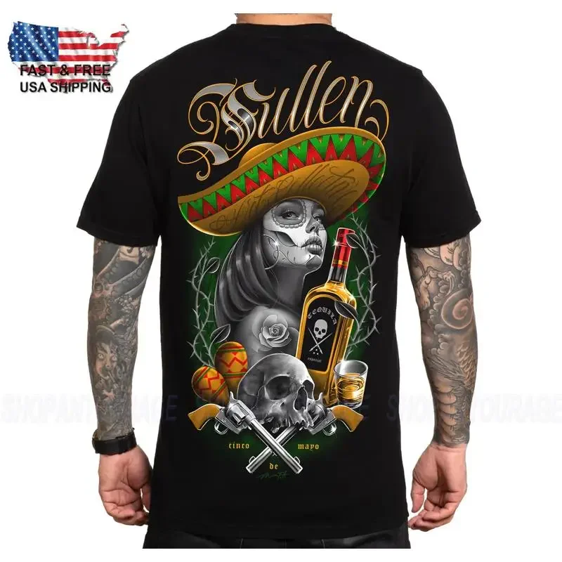 Sullen Cinco De Tequila Premium Fit Scm6671 New T Shirt For Men