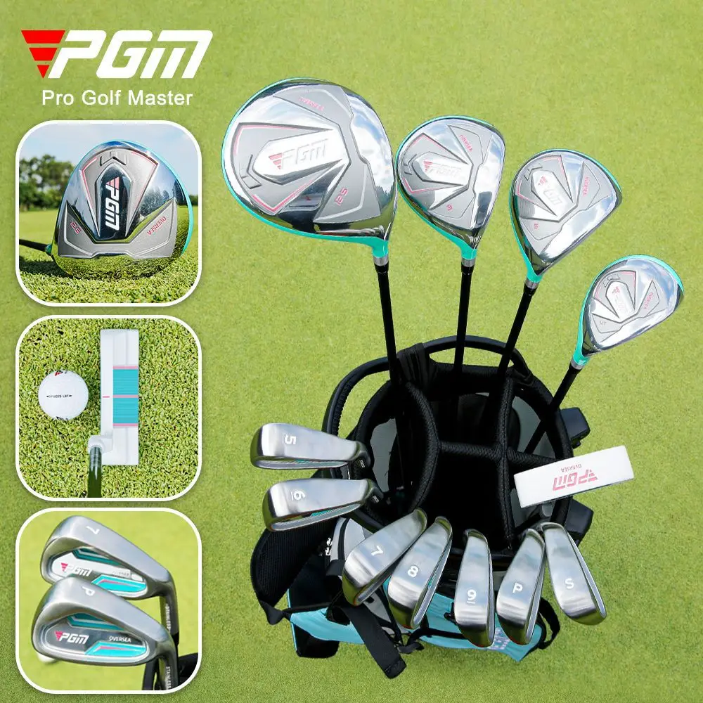 Golf Ladies Golf Club Set Complete Set of Right-hand Combination Club Set with 12 Pieces for Beginners