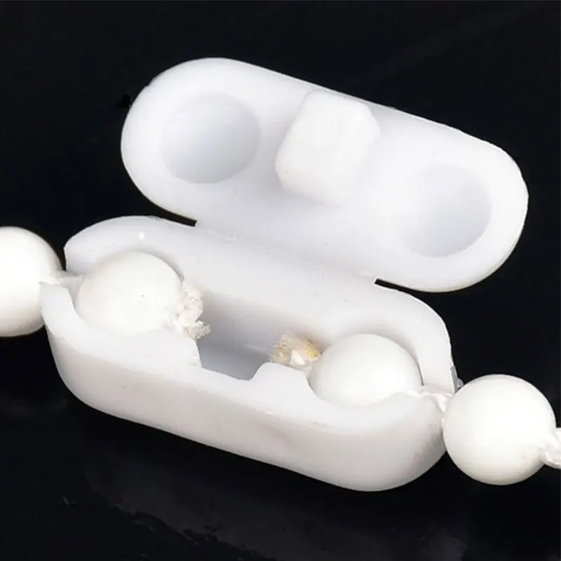 10Pcs Curtain Blind Pull Chain Connectors, Plastic Roller Blind Cord