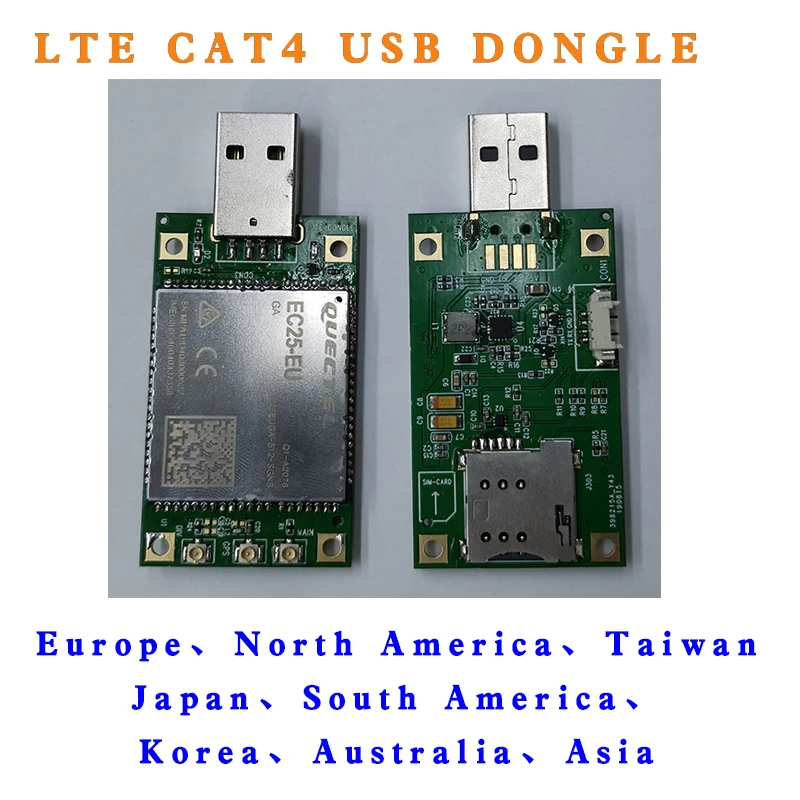 EC25 USB DONGLE,LTE CAT4 4G Module for M2M/IoT,QUECTEL EC25-E EC25-AU EC25-EU EC25-A EC25-EC EC25-AF EC25-J EC25-G sim card slot