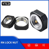 Square Locking Nuts High Accuracy Built-in Brass Pad RN-Type Fastener LockNut M5 M6 M8 M10 M12 M15 M16 M17 For BKBF FKFF EKFF Ba
