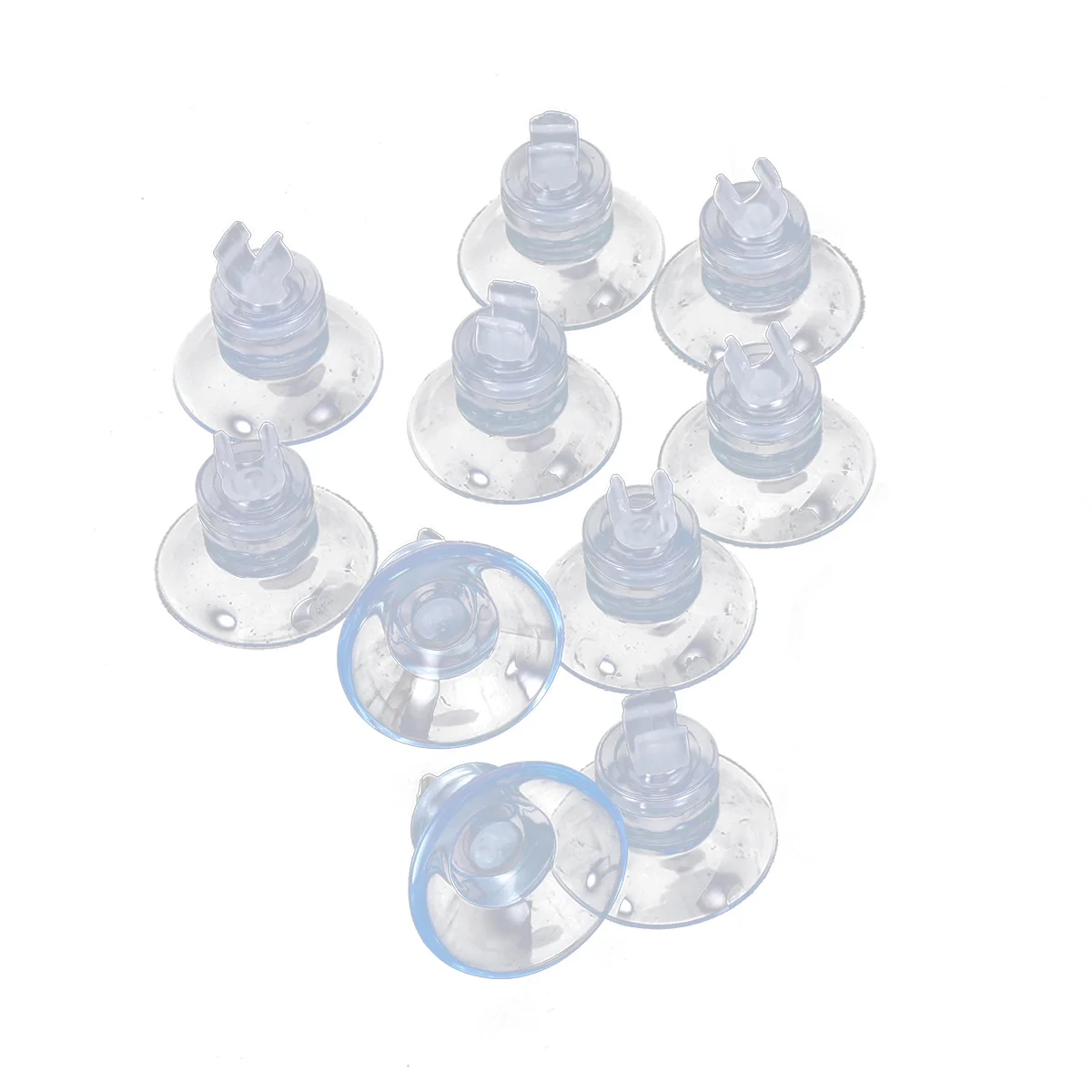

10Pcs 4mm Aquarium Suction Cups Airline Tube Holders Fish Tank Clips Detachable Clip Easy Install Aquarium Suction Cups
