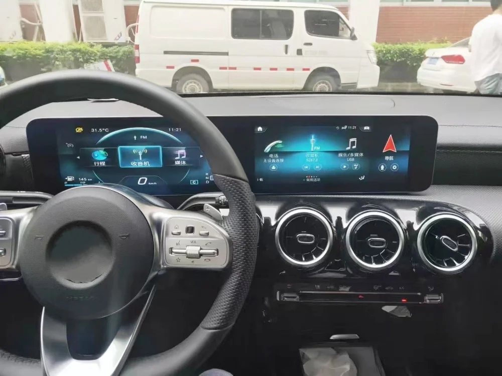 

For Mercedes-Benz A180 2017 2018 2019 2020 Android Car Radio Automotive Multimedia Stereo Player GPS Navi Dual Screen Head Unit