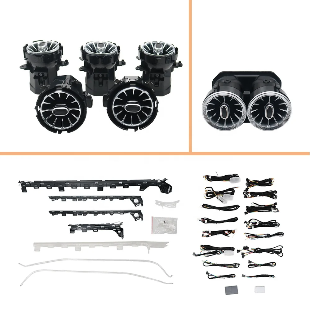 

STLFHigh QualityA-Class & CLA Ambient Light Car Interior Turbine Outlet AC Vents Atmosphere Light for Mercedess-Benzs W177 W118