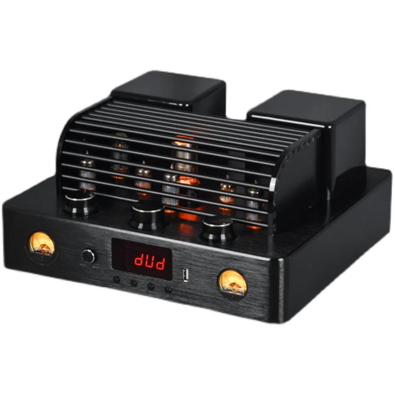 

200W*2 AV-880 Bluetooth 5.0 Remote Control 6U1 6A2 Tube C5200 A1943 VU Meter Home Music Audio Amplifier USB Lossless Player