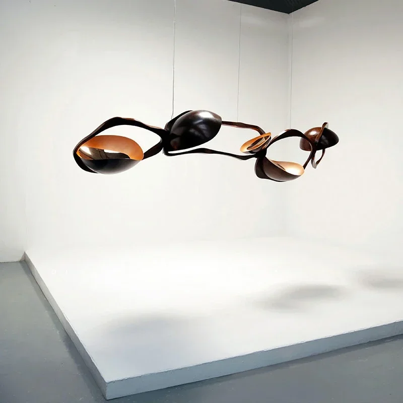 Modern Design Black Led Chandelier Lighting Living Dining Room Pendant Light Home Decor Loft Bar Lamparas Hanging Lamp Luminaire