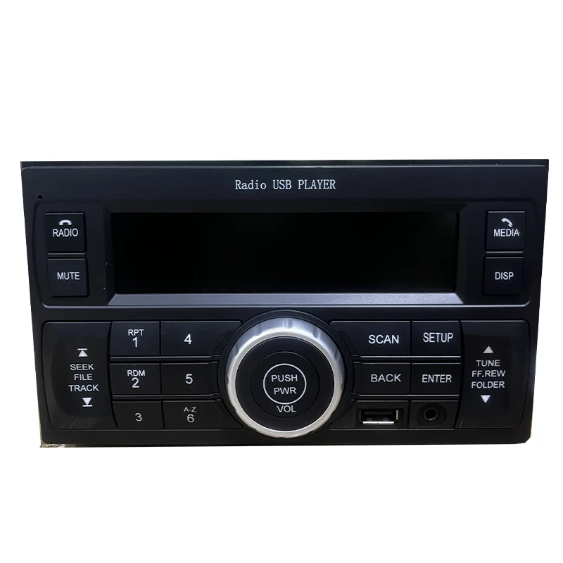 Nissan-reproductor multimedia original OEM 28027 L6 para coche, radio estéreo con Bluetooth, USB, música FM, MP3, sylphy patrol Y61 Y62