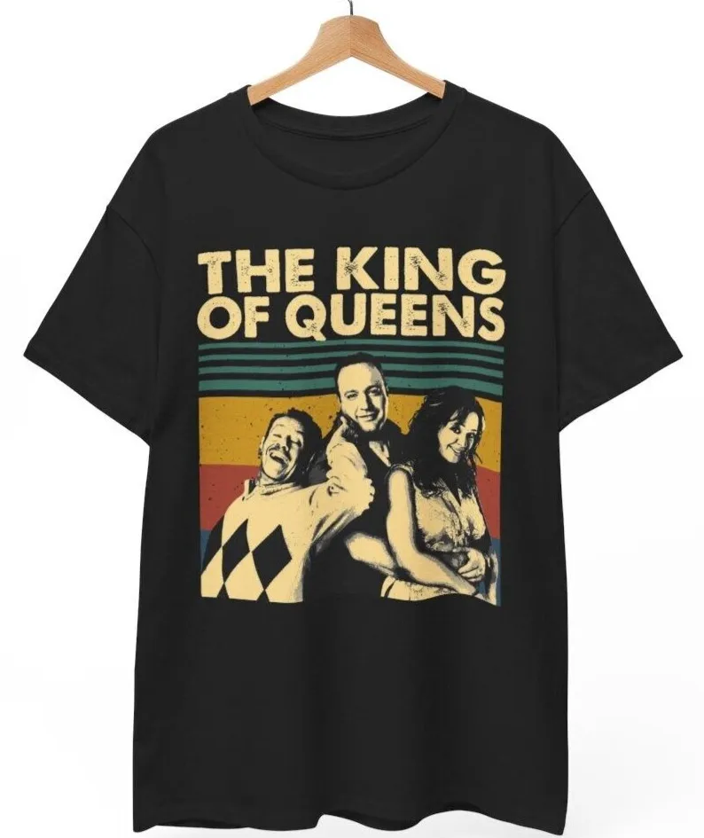 

Винтажная футболка King of Queens, музыкальные рубашки, подарочная футболка для друзей, унисекс