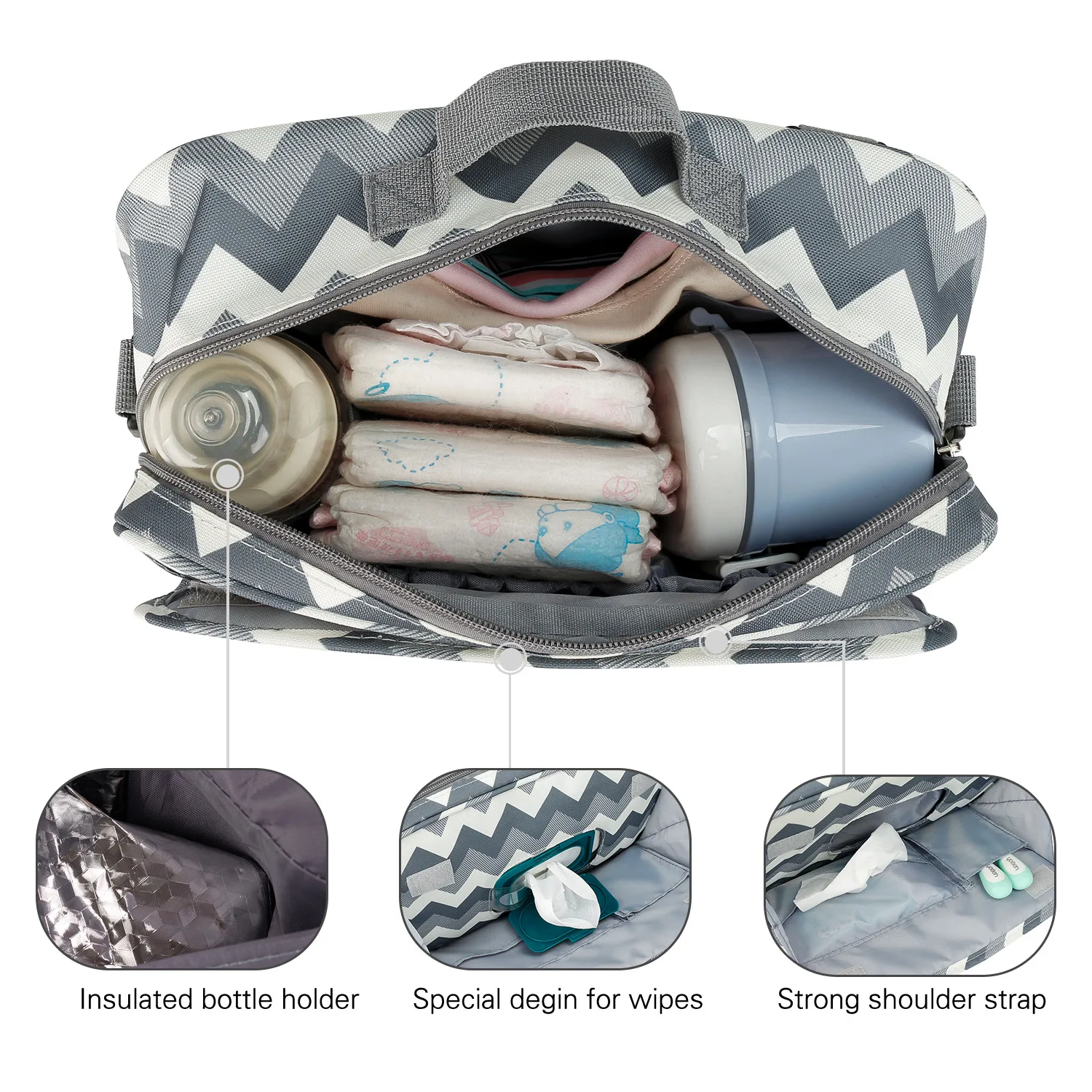 Mommy Storage Bag for Stroller Accessories Portable Diaper Bag Multifunction Maternity Nappy Bag