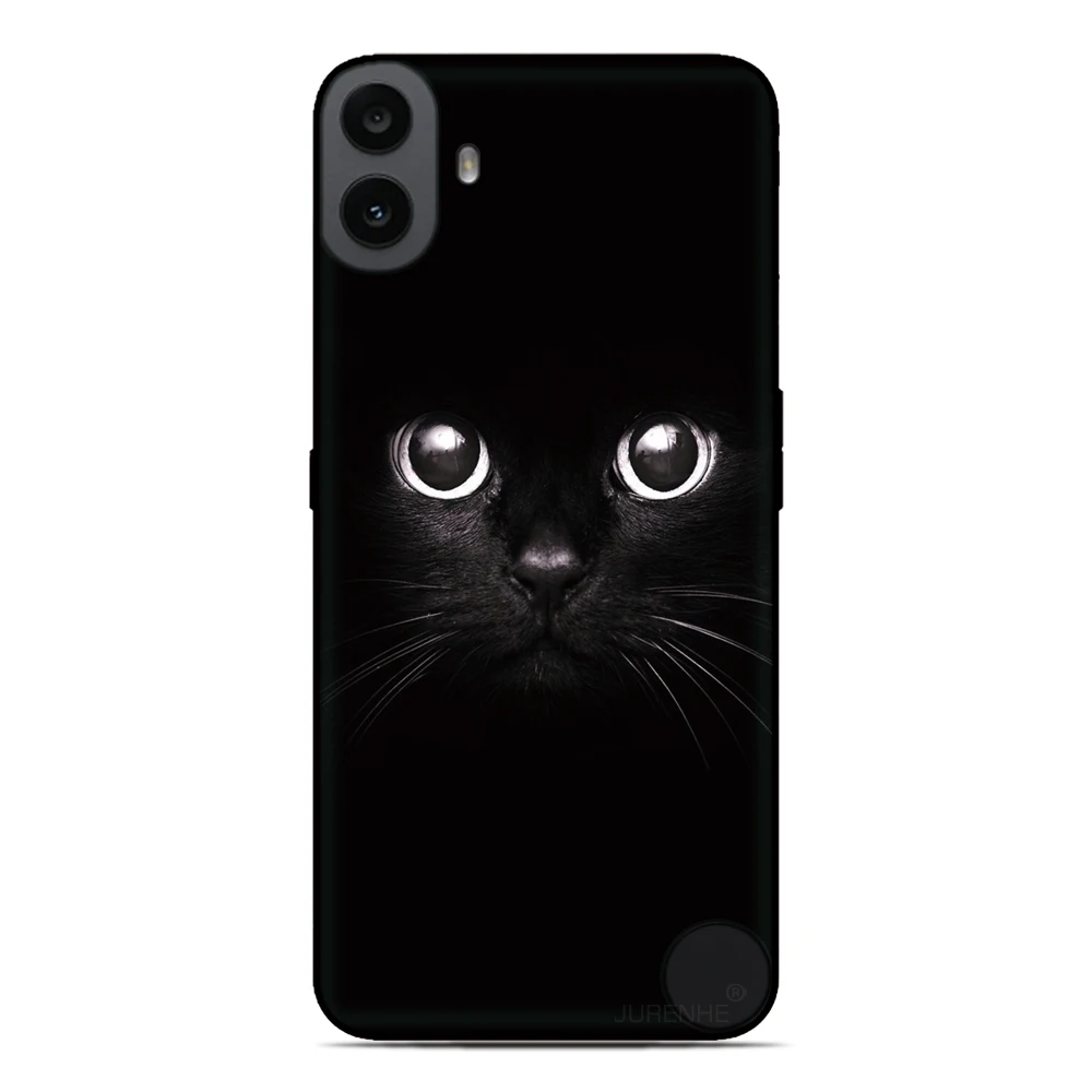 블랙 캣 아이폰 17 16 15 12 프로 맥스 에어 16e 13 미니 X XR 7 8 플러스 SE 3 2 2020 2022 아이팟 터치 7 6 5 폰 케이스