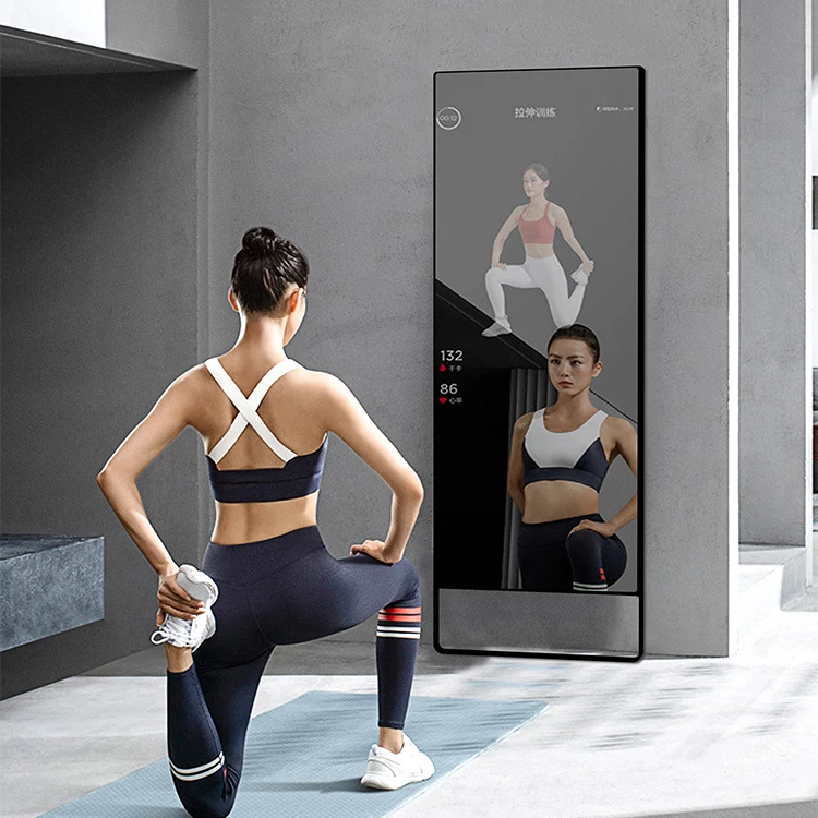 

High Quality Indoor Android Information Totem 3D Smart Fitness Mirror Smart Mirror Tv 43 For Living Room Indoor