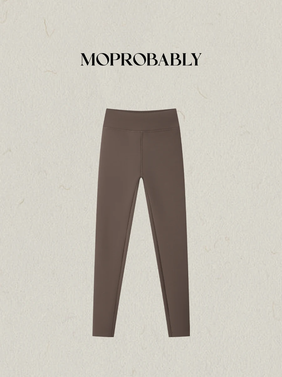 

Warm Slimming Camere Yoga Pants High Waist Long Leggings Versatile Base Layer Pants for Winter by Li Ynuo Moprobably Brand