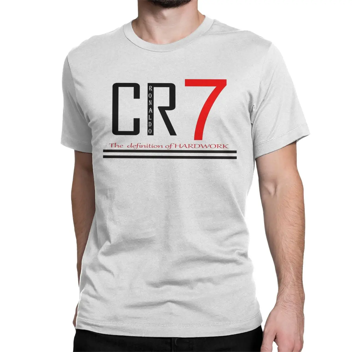 CR7 Cristiano Ronaldo T-Shirt Men Women Vintage Cotton Tee Shirt Crew Neck Short Sleeve T Shirt Gift Idea Clothing