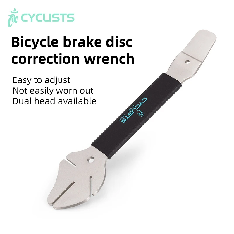 CYCLISTS Bicycle Disc Correction Wrench MTB Road Bike Disc Brake Rotor Alignment Repair Adjustment Tools With Anti-slip Handle