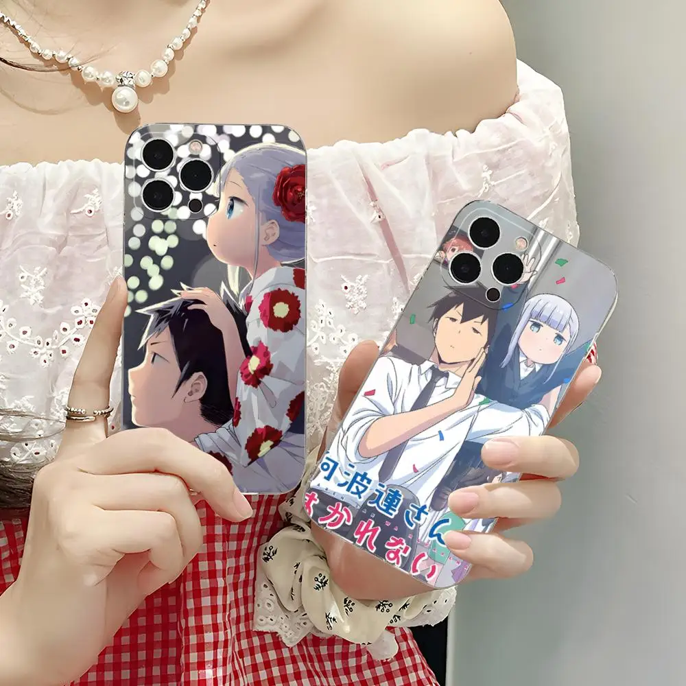 حافظة هاتف Hakarenai Aharen Reina لهاتف آيفون 16 15 14 13 12 11 X XR XS 8 6 Pro Max Plus Mini Clear Color واقية جميلة #1