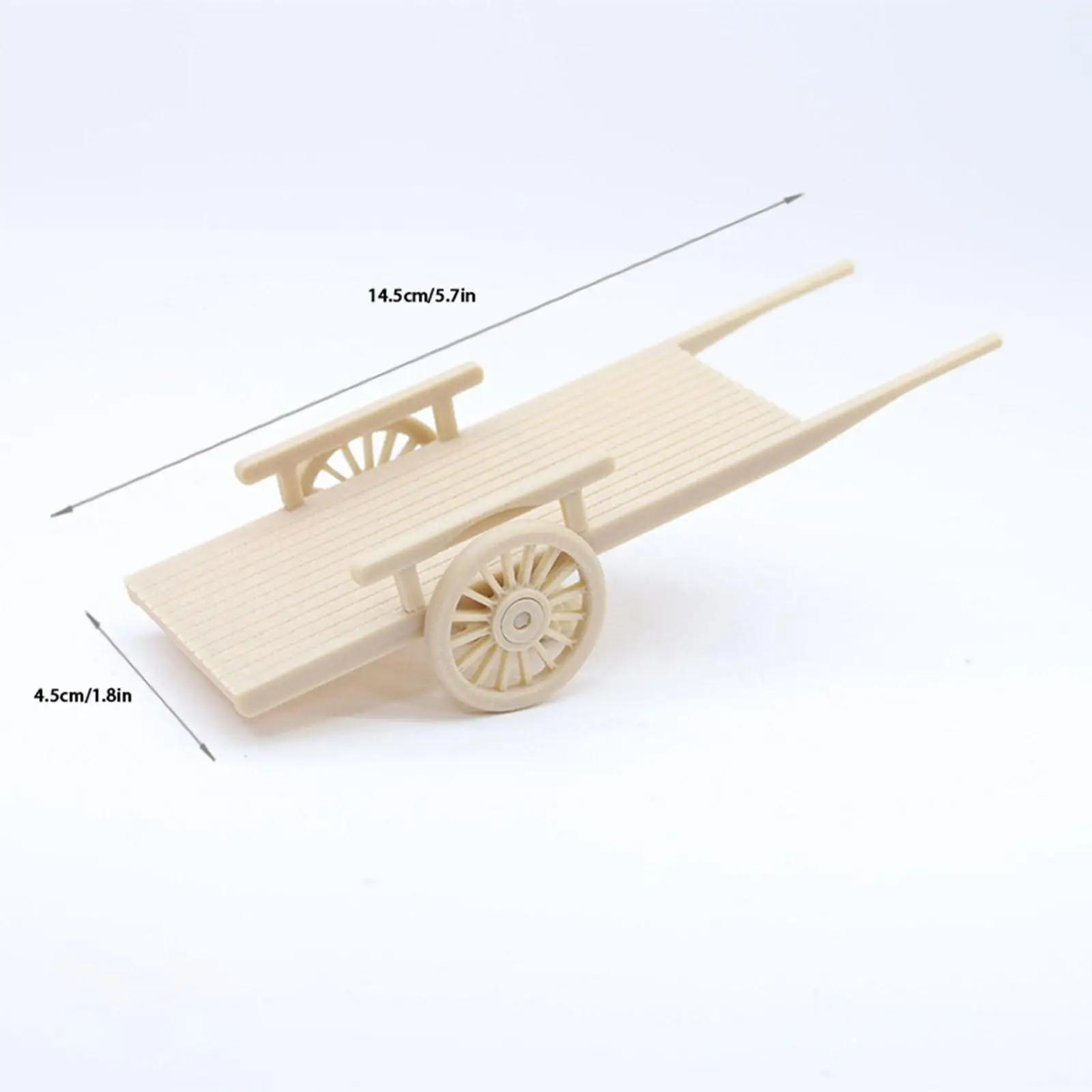 Carro de granja en miniatura, accesorios de decoración para casa de muñecas, suministros para escena de casa de muñecas, modelo de muebles de juguete de imitación, 1/12