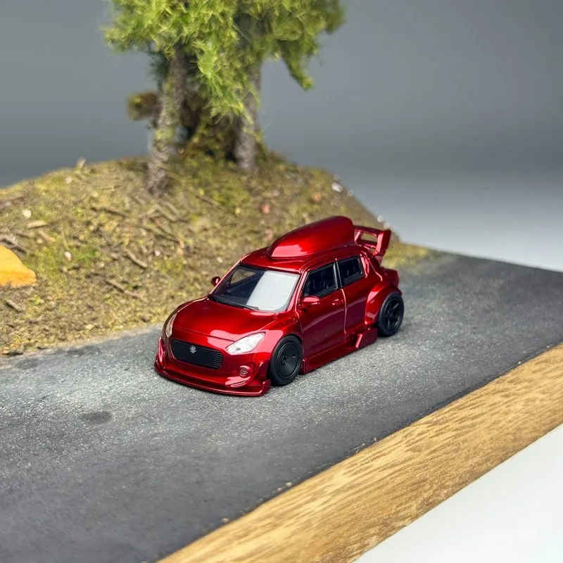 Gop Speed 1/64 Suzuki Swift Sport ZC32S Zephyr Modified Version Diecast Car Model Alloy Simulation Collection Toy Gift For Boys view 5