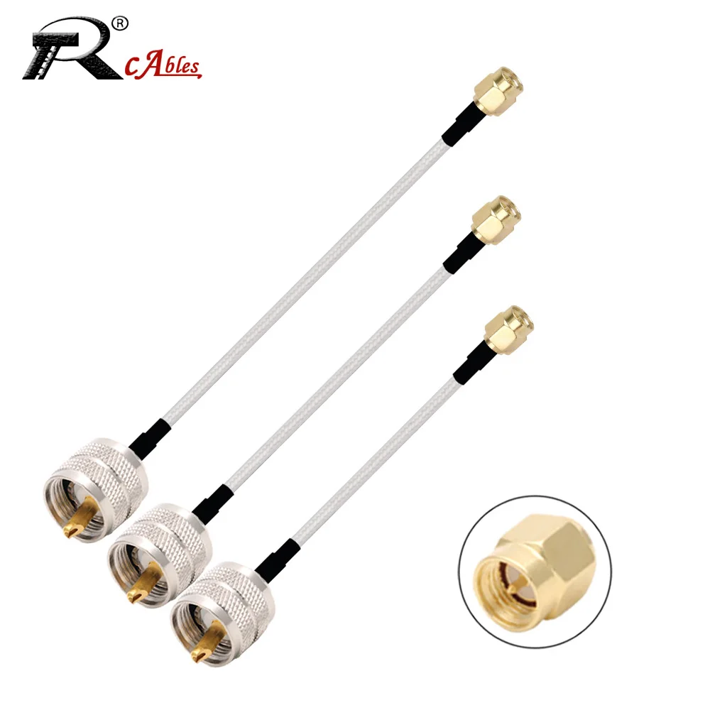 

1PC WIFI Antenna RG316 Coaxial Cable PL259 UHF Male Plug SMA Male Jack Pigtail Adapter for TV Signal WIFI GSM GPS 4G 5G Module