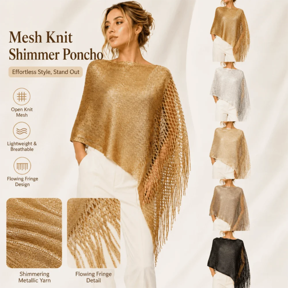 Multicolor Hollow Out Shawl Solid Color Breathable Glitter Scarf Gold Silver Thread Tassel Sun Protection Shawl Outerwear
